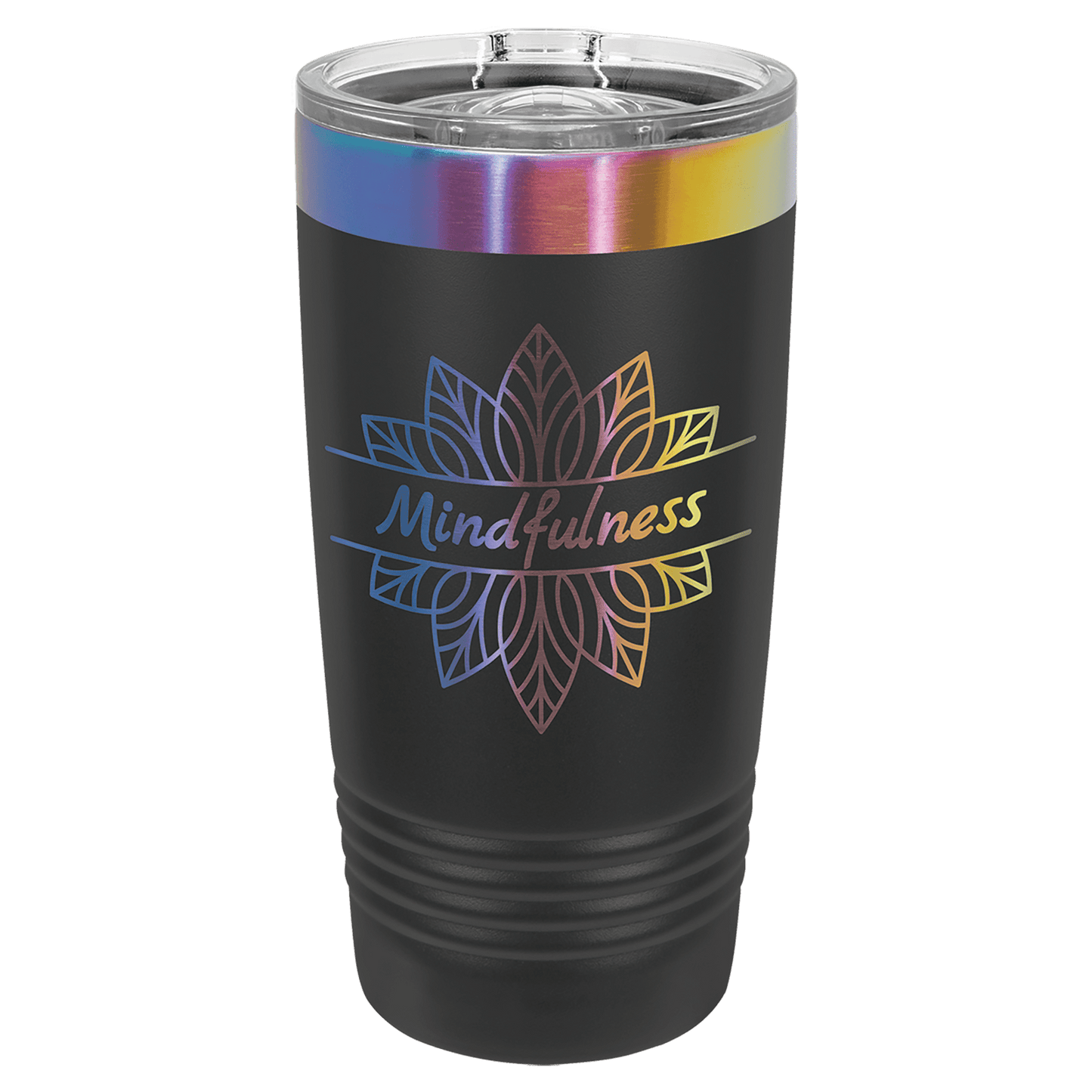Limited Edition - 20oz Tumbler Black with Prism Engraving