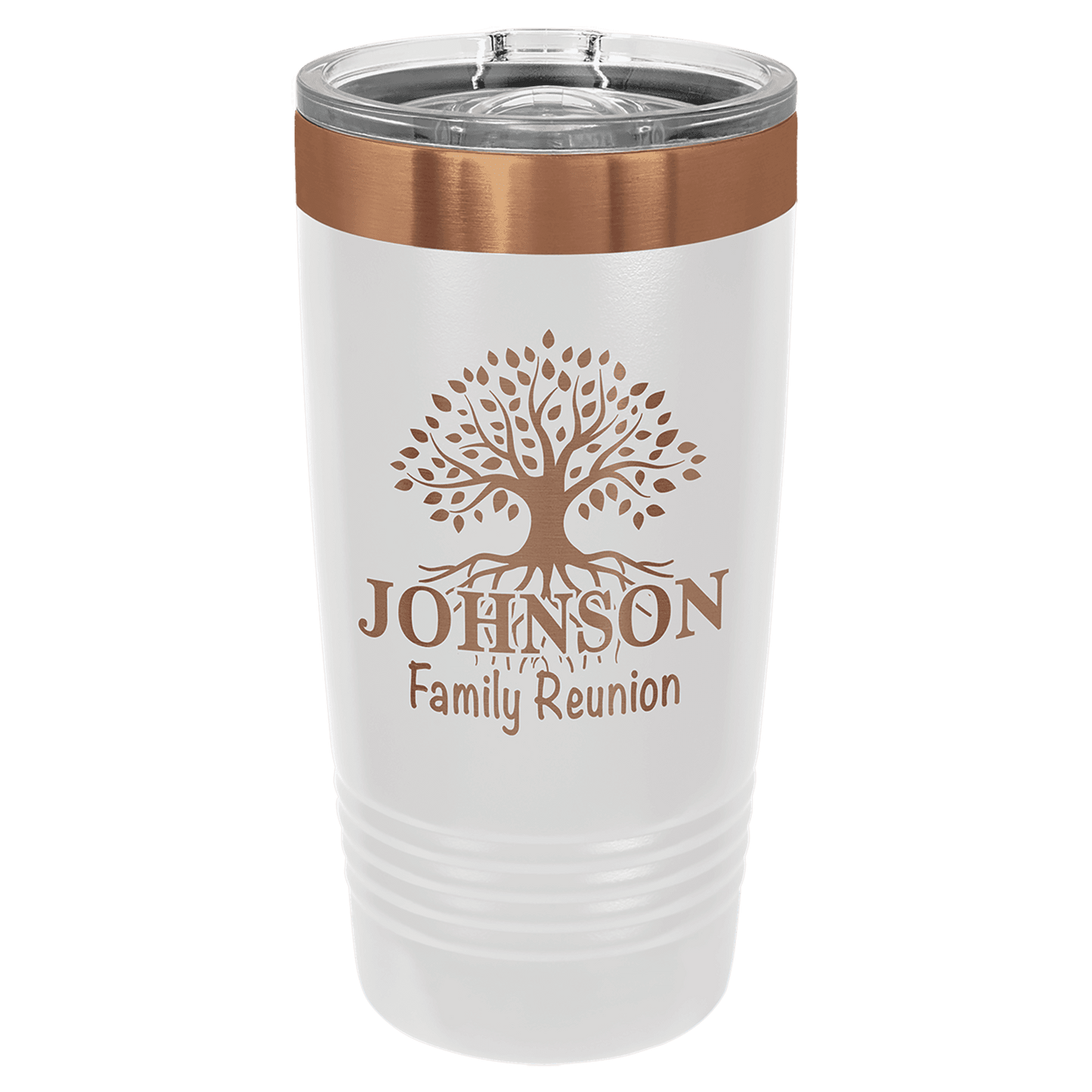 Limited Edition - 20oz Tumbler White with Gold Engraving