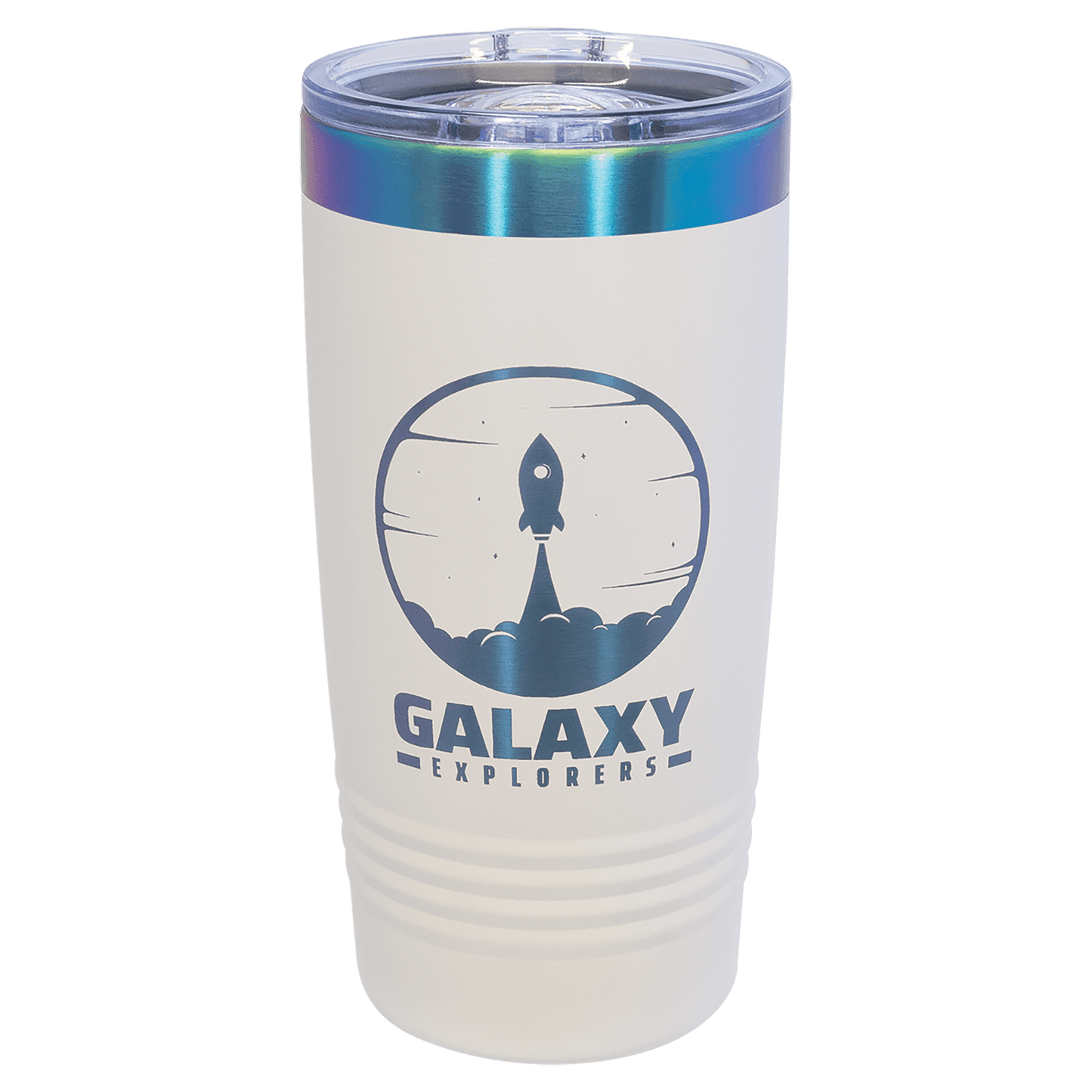 Limited Edition - 20oz Tumbler White with Prism Engraving