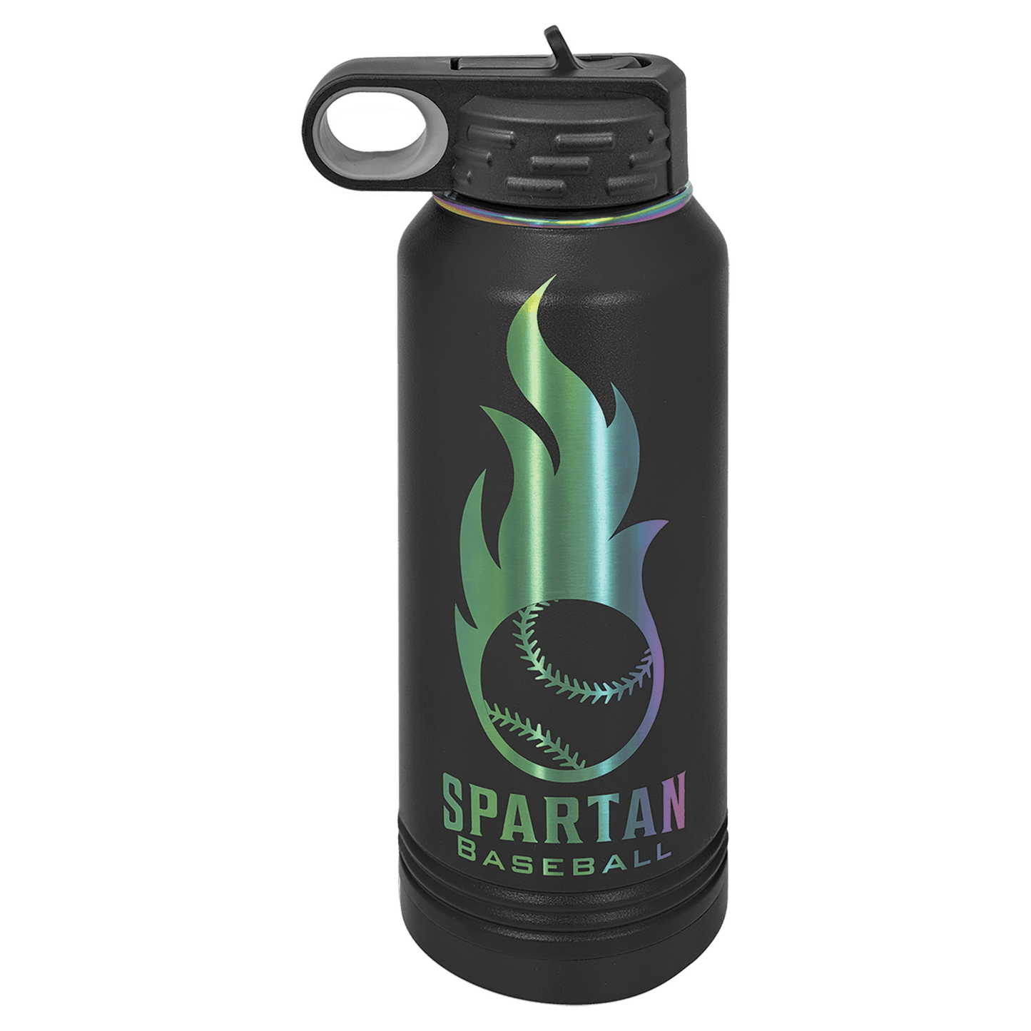 Limited Edition - 32oz Bottle Black with Prism Engraving