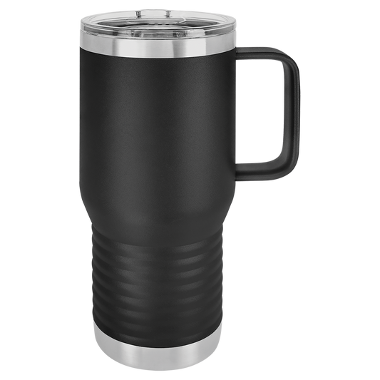 20oz Slide Lid Travel Mug - Black