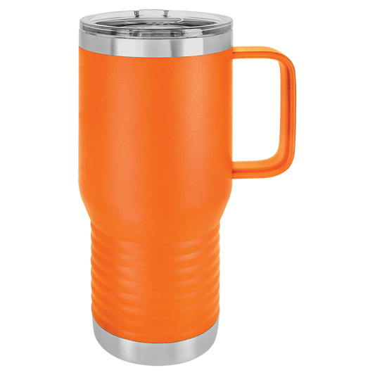 20oz Slide Lid Travel Mug - Orange