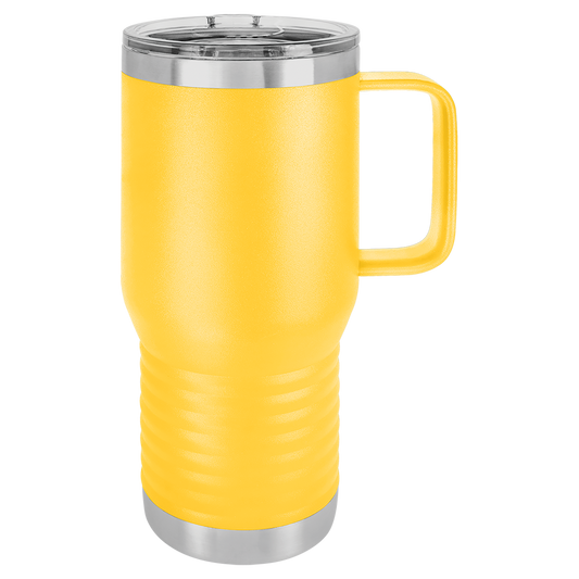 20oz Slide Lid Travel Mug - Yellow