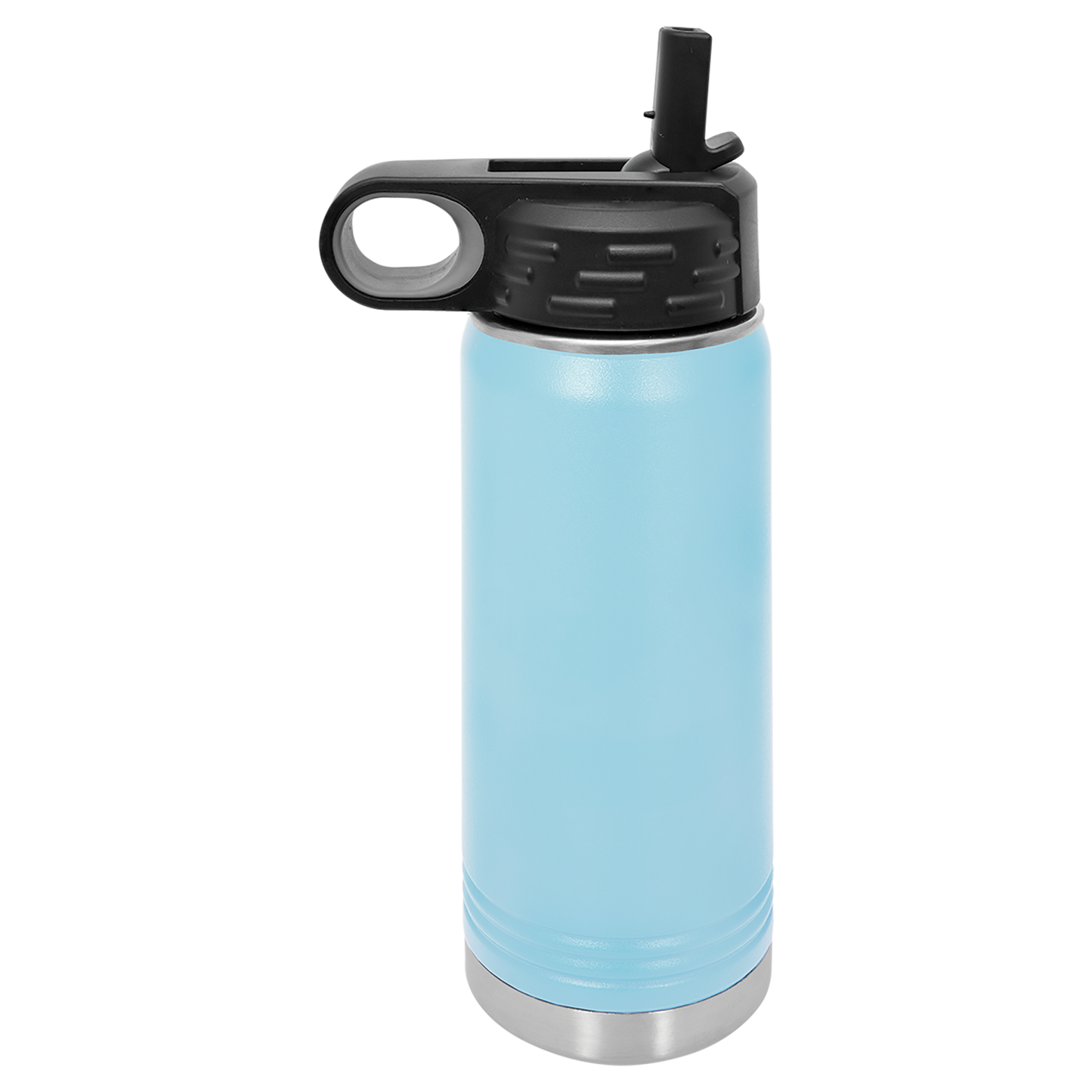 20oz Bottle with Flex Straw Lid - Light Blue