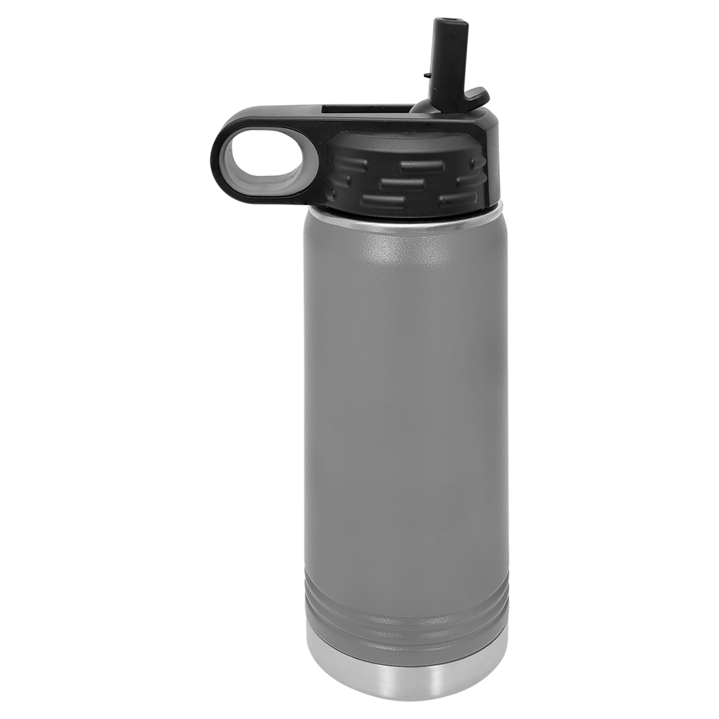 20oz Bottle with Flex Straw Lid - Grey