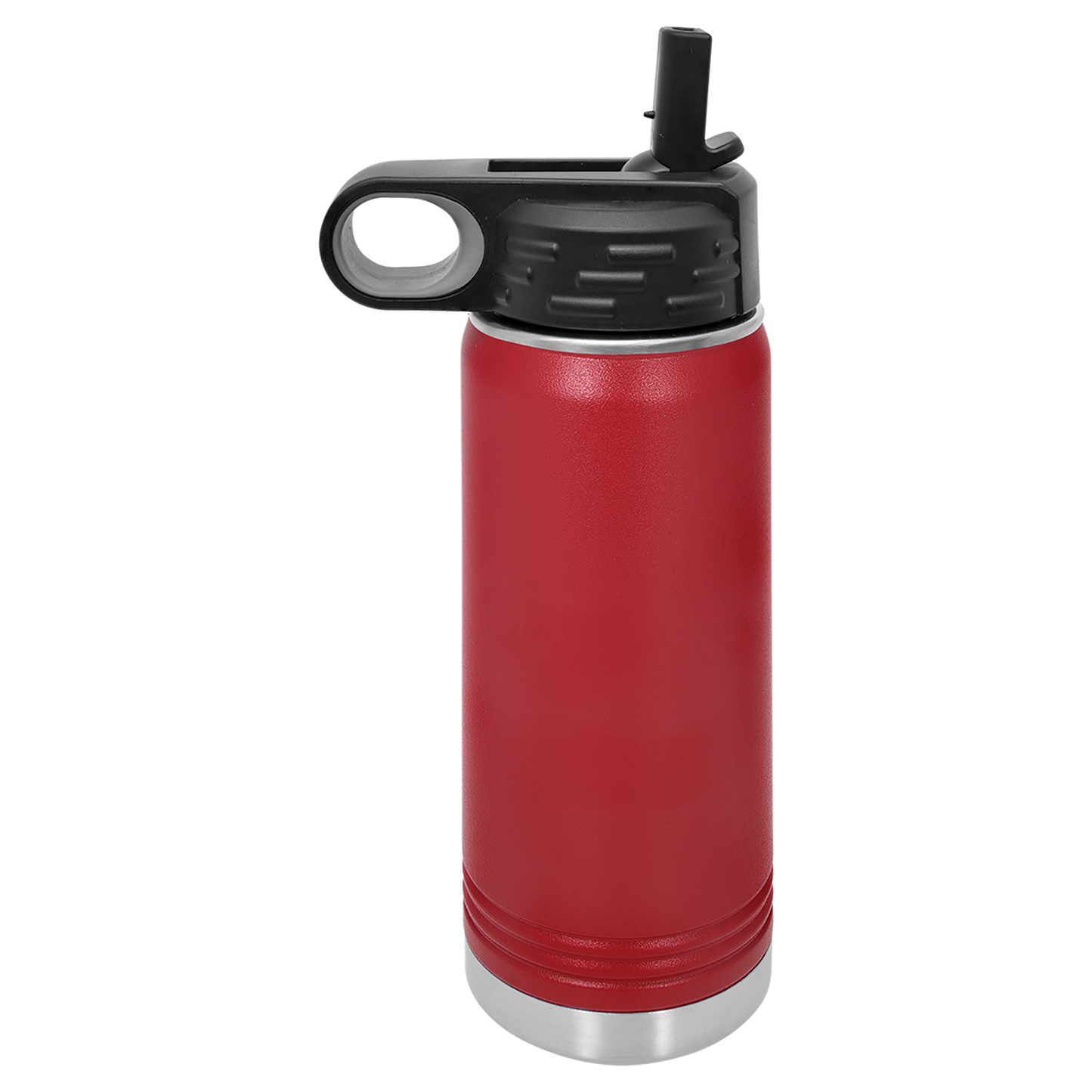 20oz Bottle with Flex Straw Lid - Maroon