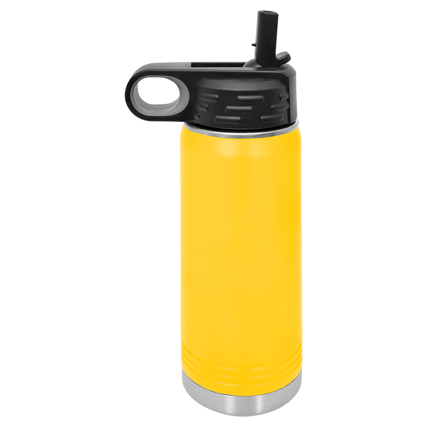 20oz Bottle with Flex Straw Lid - Yellow