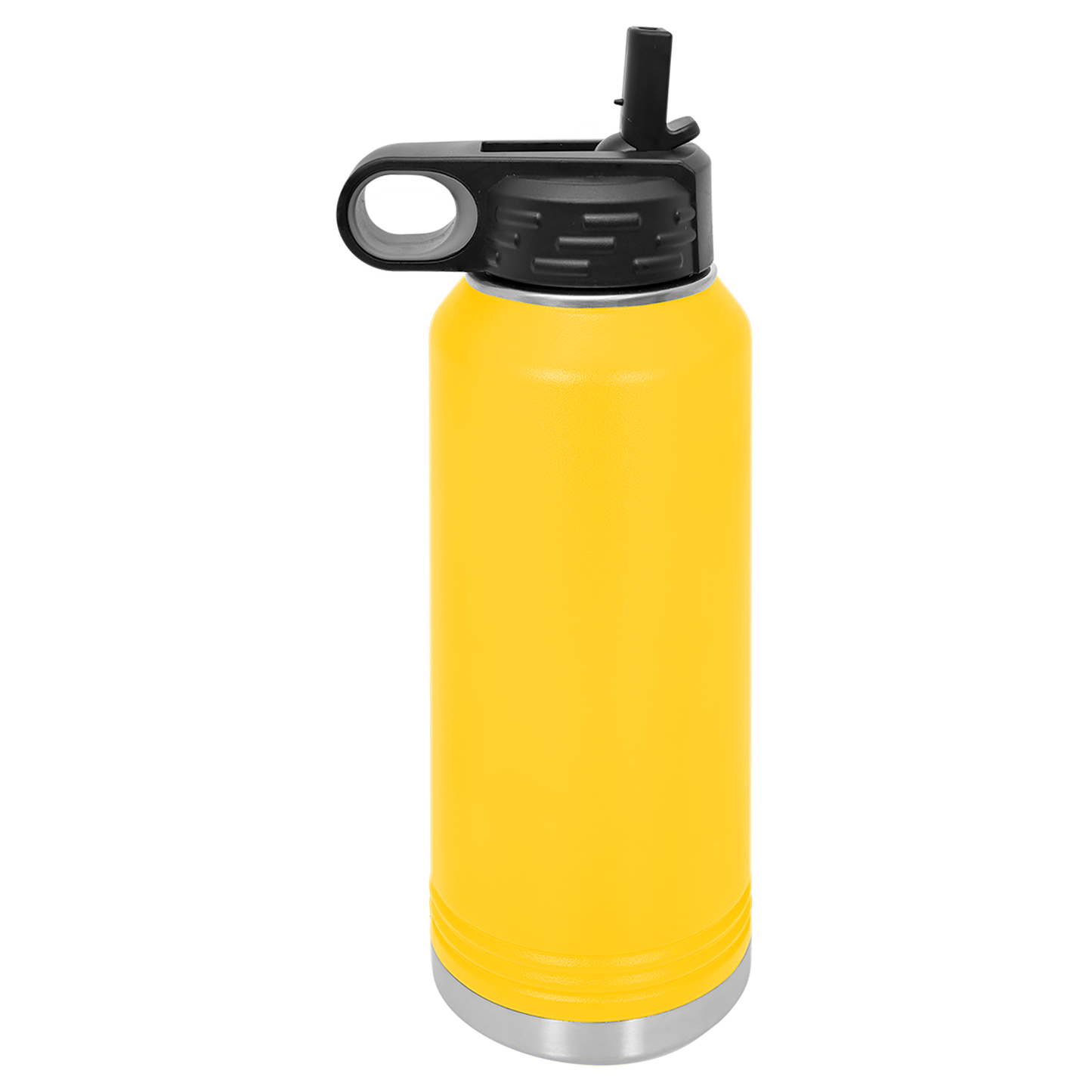 32oz Bottle with Flex Straw Lid - Yellow