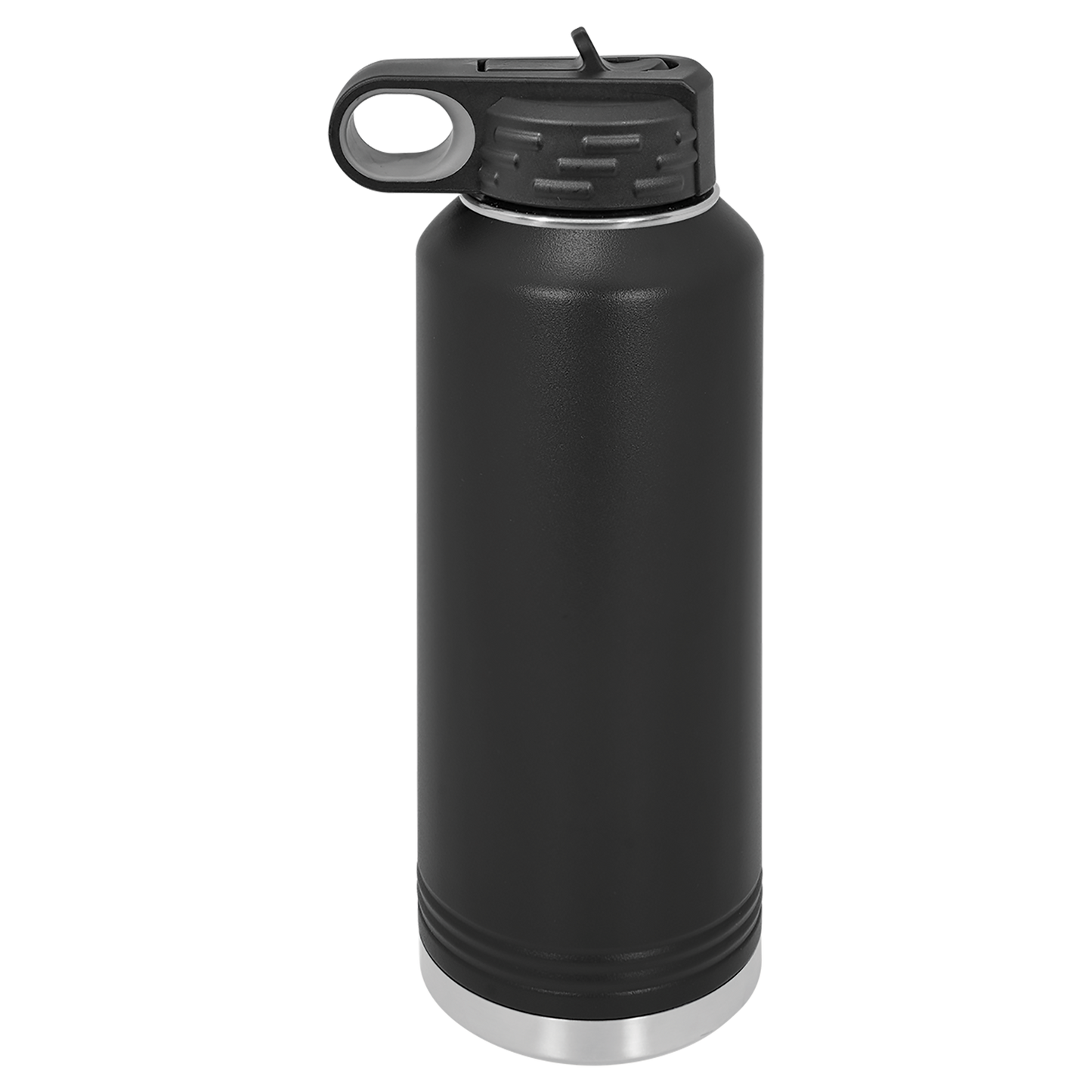 40oz Bottle with Flex Straw Lid - Black