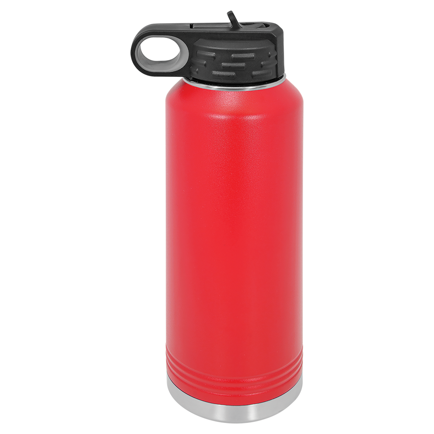 40oz Bottle with Flex Straw Lid - Red