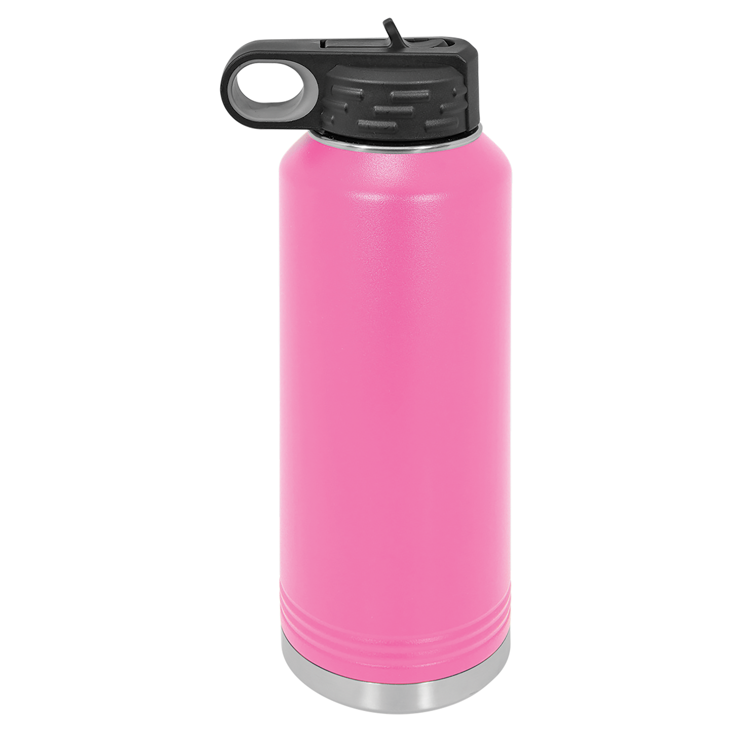40oz Bottle with Flex Straw Lid - Hot Pink