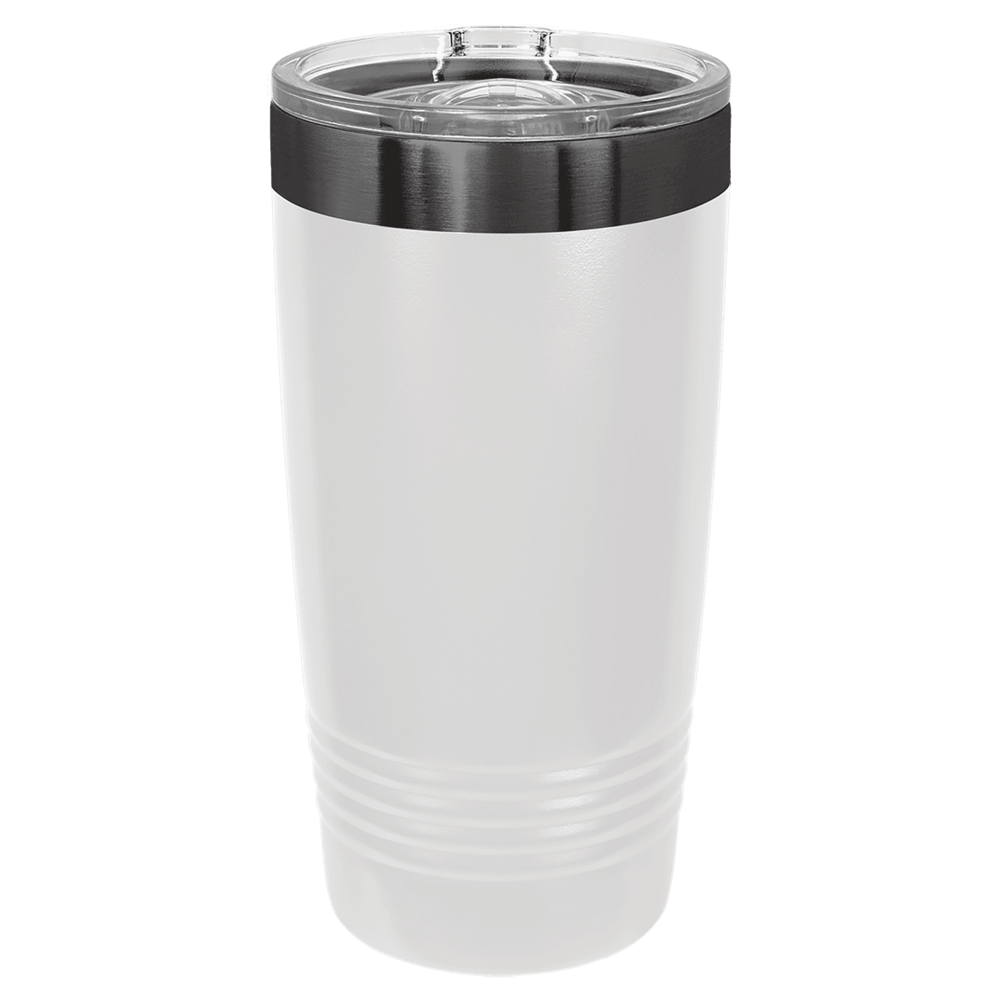 Limited Edition - 20oz Tumbler White with Ghost Black Engraving