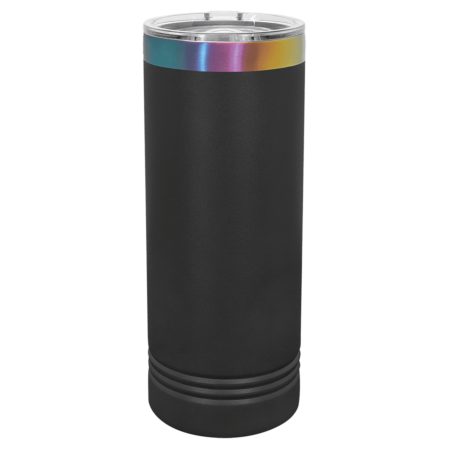 Limited Edition - 22oz Skinny Tumbler Black with Prism Engraving