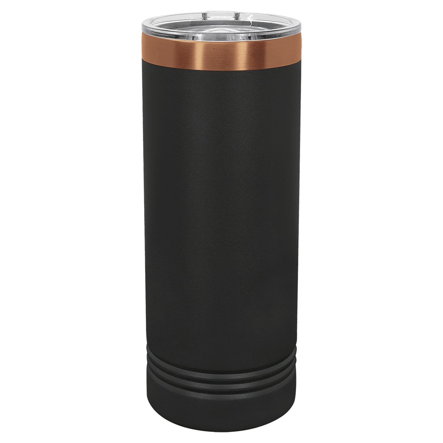 Limited Edition - 22oz Skinny Tumbler Black with Gold Engraving