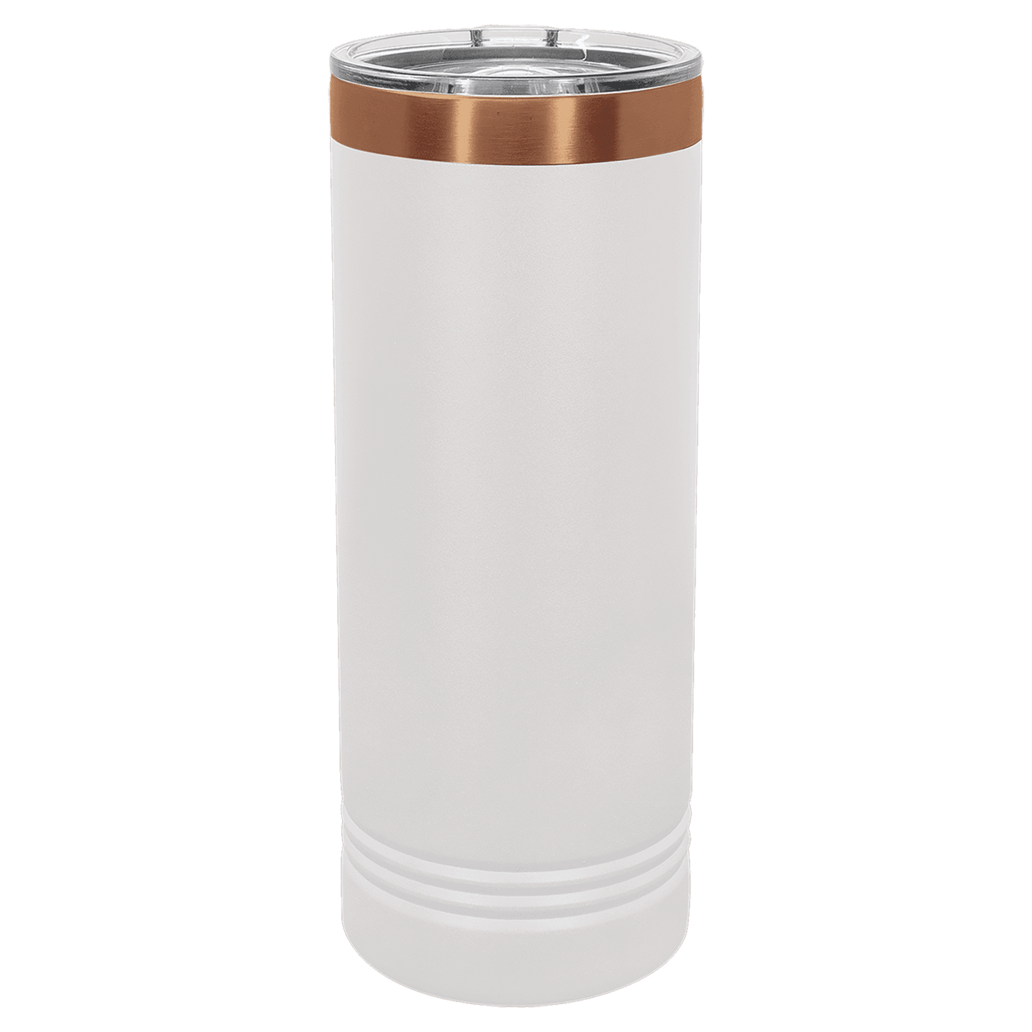Limited Edition - 22oz Skinny Tumbler White with Gold Engraving